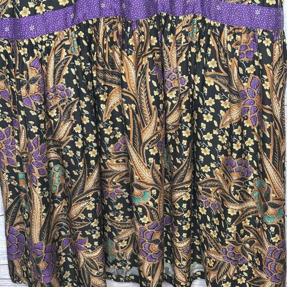 Warm Women's Boho Hippe Ruffle Sleeveless Cotton Breezy Floral Dress Size Small - Picture 11 of 16